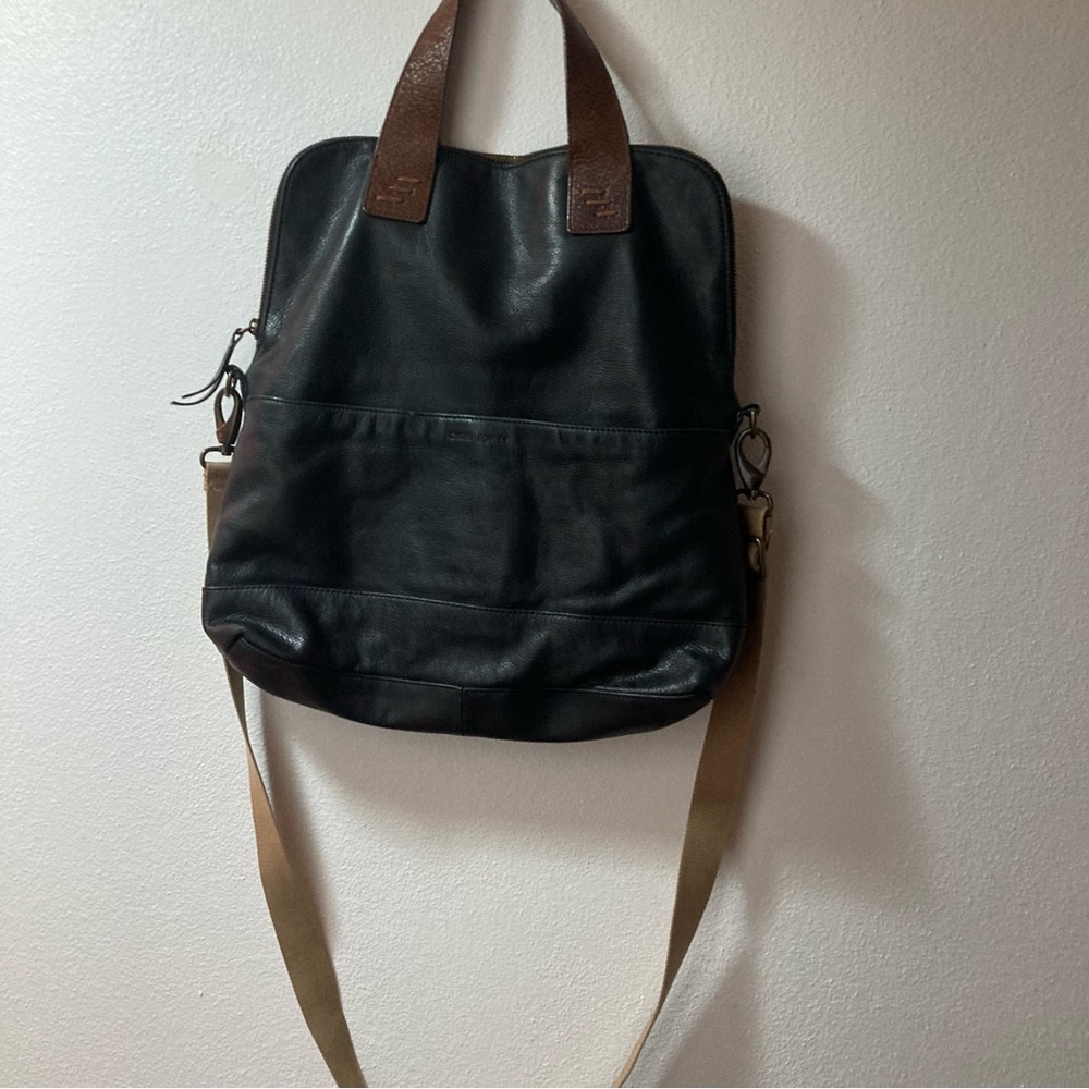 Cynthia Rowley Black Leather Crossbody Bag